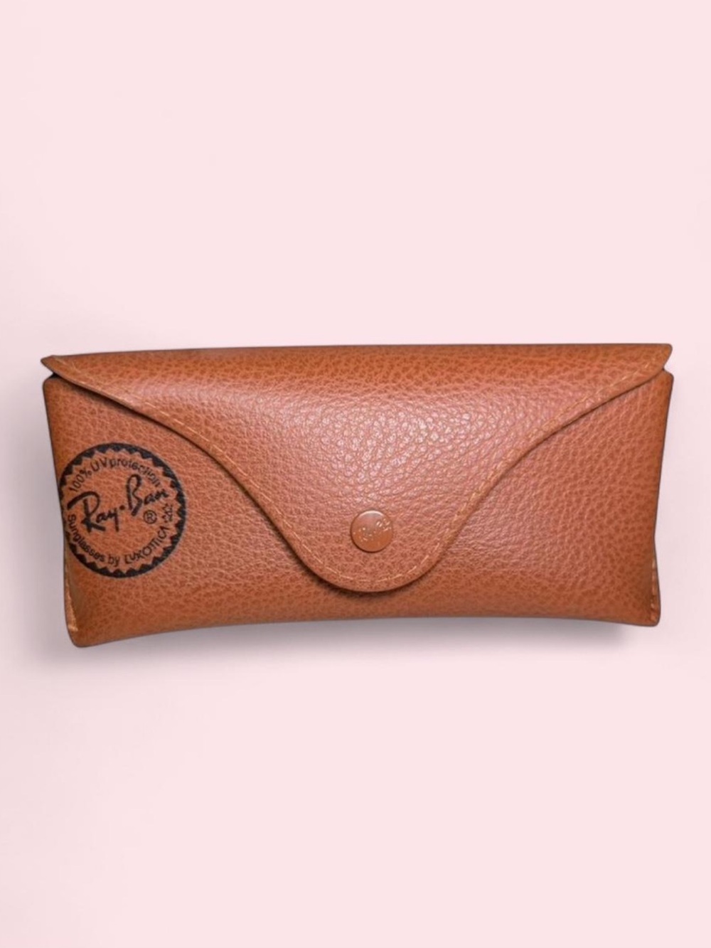Ray-Ban Brown Semi Hard Sunglasses Case Rayban Aviator Wayfarer Case Only
